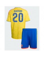 Kolumbia Juan Fernando Quintero #20 Kotipaita Lasten MM-kisat 2026 Lyhythihainen (+ shortsit)